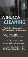 Brown Professional Window Cleaning  Roll Up Banner 3' × 6' template
