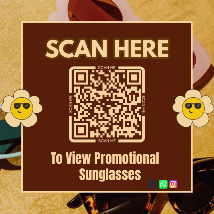 Copy of Brown scan here instagram post | PosterMyWall