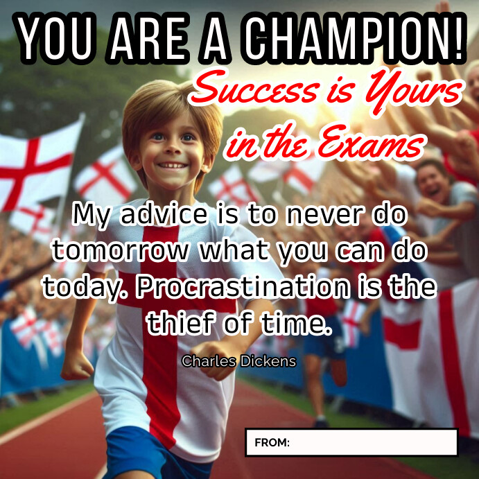 Brown Success Card Design / Template Instagra | PosterMyWall