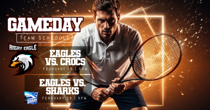 Tennis Match Promotion Template | PosterMyWall