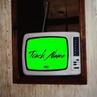 Brown  Tv Mixtape Cover  Album Cover template