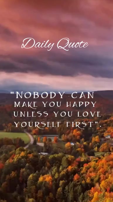 Brown Typographic Daily Quote  Instagram Reel template