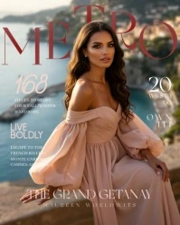 Brown Typographic  Elegant Travel-inspired Editorial Design Instagram Portrait template