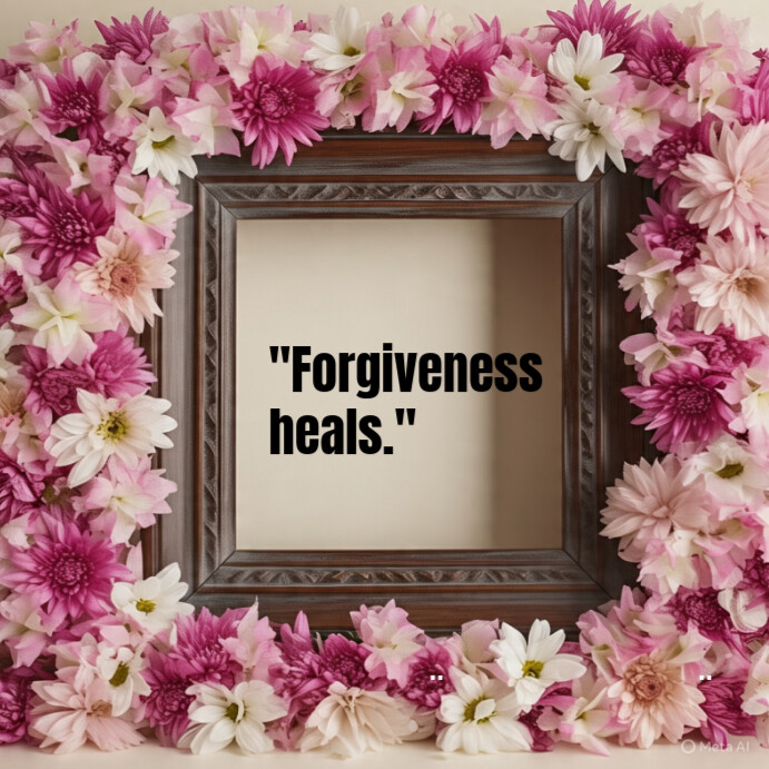 Forgiveness Abstract Post Brown Typographic Forgiveness In Relationship Instagram Post Template ...