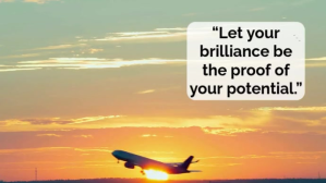 Brown Typographic Inspirational Showing Off Quotes  Digital Display (16:9) template