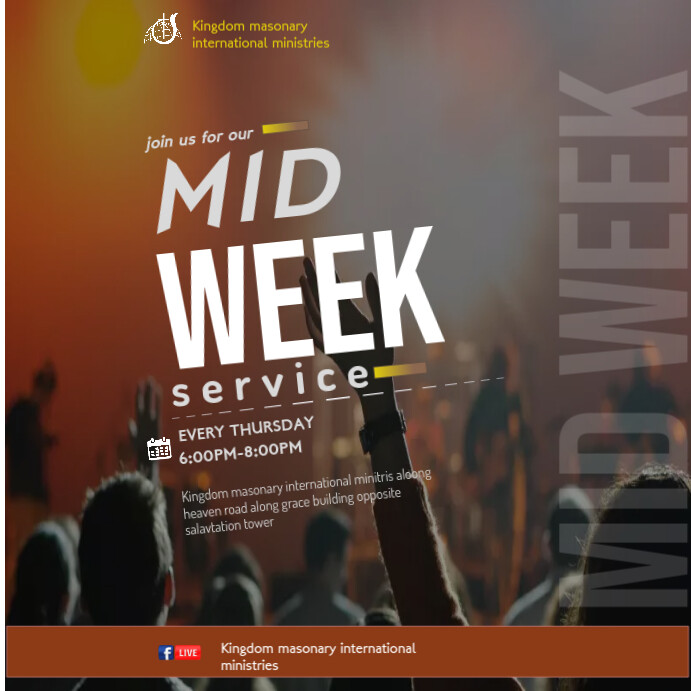 Mid Week Post Copy of Brown Typographic Mid Week Instagram Post | PosterMyWall