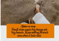 Brown Typographic Motivation A6 template