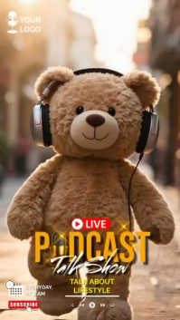 Brown Podcast Promotion Instagram Story Template