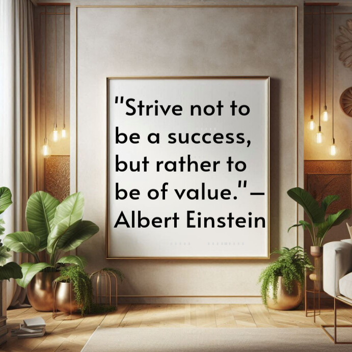 Brown Typographic Purpose And Meaning Quote Instagram Post template