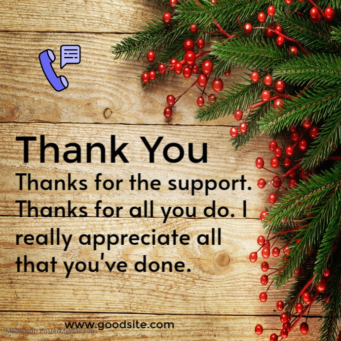 Brown Typographic Thank You Instagram Post Template | PosterMyWall