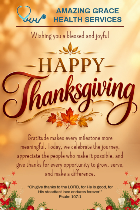 Brown Typographic Thanksgiving Celebration Poster Template | PosterMyWall