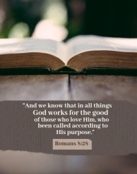 Brown Vintage Bible Verses  Poster/wallboard Cartaz/placa template