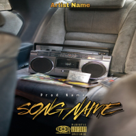 Brown Vintage Music Album Cover Album Cover template