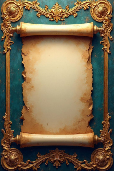 Brown Vintage Scroll Template Poster | PosterMyWall