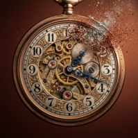 Brown Time Albumcover Template