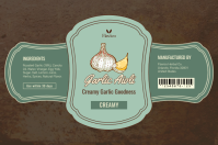 Brun Tomato Basil Sauce Label 标签 Template - Page 2