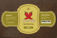 Brun Tomato Basil Sauce Label 标签 Template - Page 3