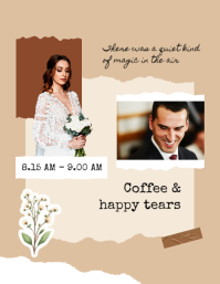 Brown Vintage Wedding Journal Flyer template - Page 2