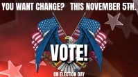Brown  Vote On Election Day Video Digital Dis template
