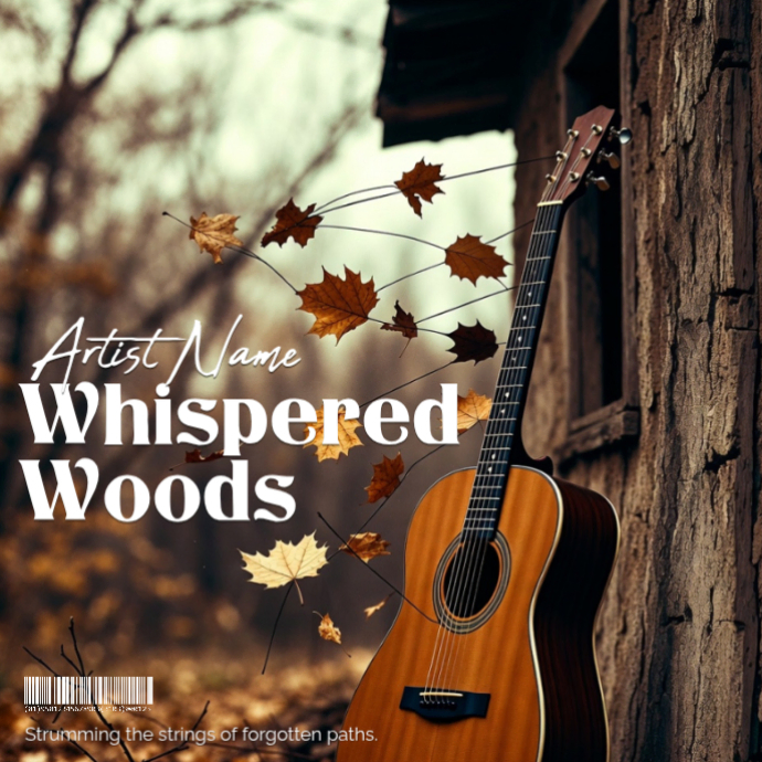Brown Whispered Woods Album Cover Template | PosterMyWall