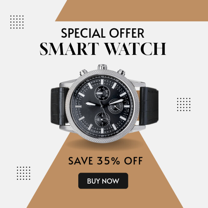 Offer Watch Copy of Brown white elegant luxury special offer smart watch 35% Off ...