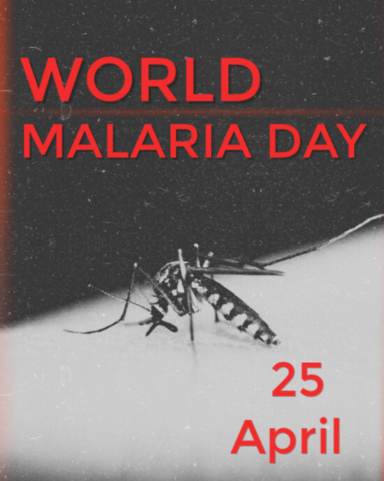 Brown World Malaria Day  Instagram Portrait template