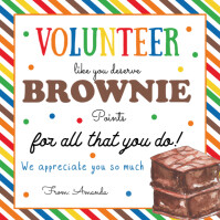 Blanco Volunteer Appreciation Instagram Post Template