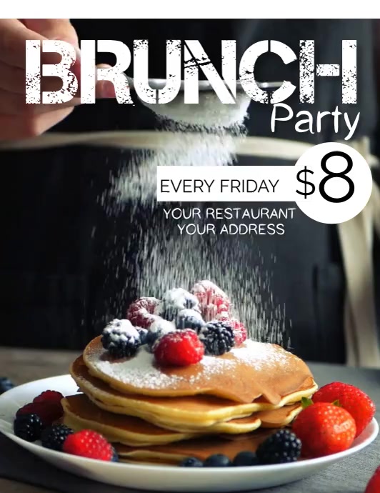 BRUNCH Pamflet (Letter AS) template