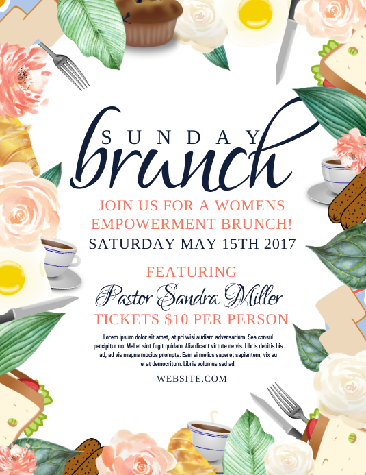 Brunch Template PosterMyWall