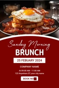 brunch3 Affiche template