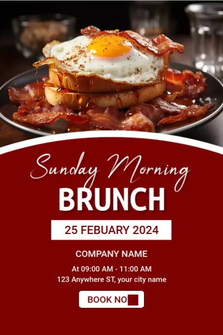 brunch3 Template | PosterMyWall