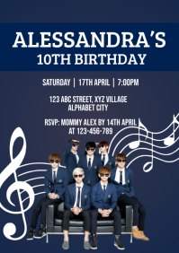 BTS Birthday Invitation Template | PosterMyWall