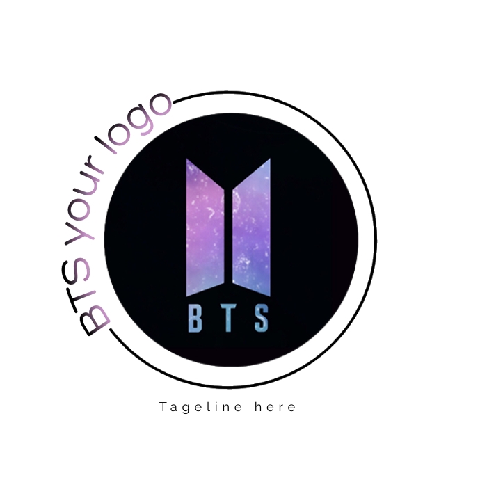 BTS Your Logo Template PosterMyWall