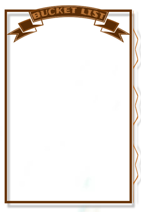 Layout Bucket List Label Bucket list template | PosterMyWall