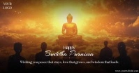 Buddha Purnima/Vesak Day Facebook Shared Image Template