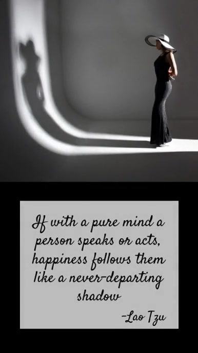 Lao Tzu Quote to Pure Mind Historia de Instagram template