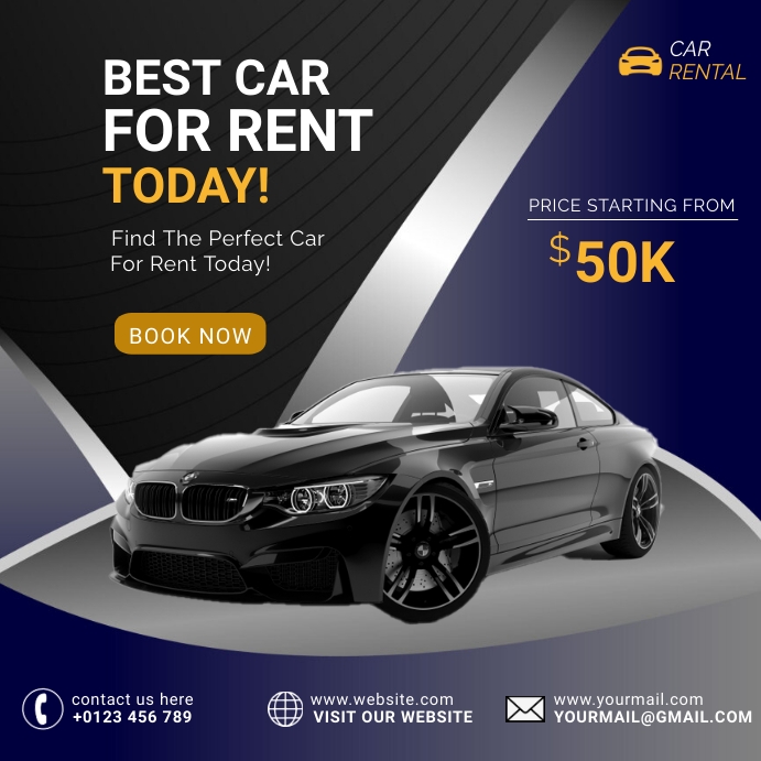 BUDGET CAR RENTAL TEMPLATE PosterMyWall