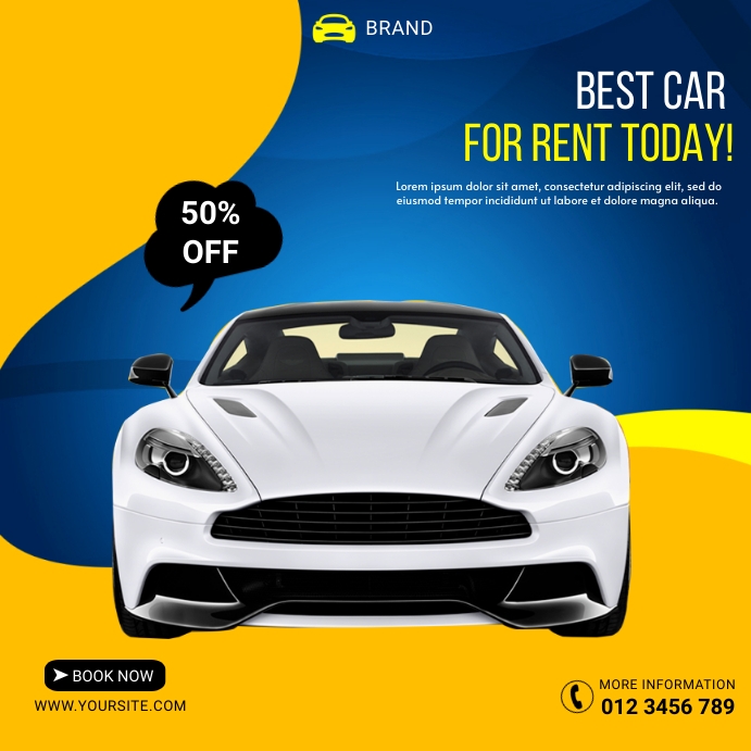 BUDGET CAR RENTAL TEMPLATE PosterMyWall