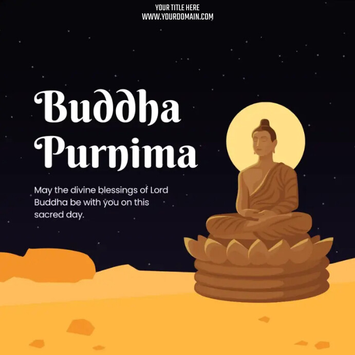 Copy of Budhha poornima | PosterMyWall
