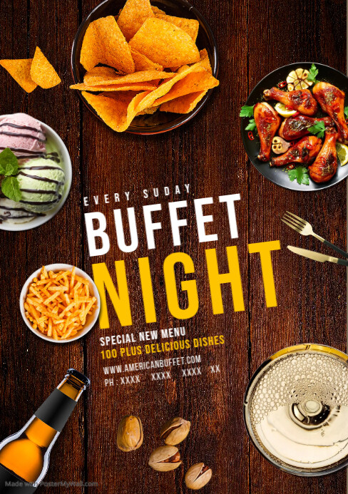 buffet Template | PosterMyWall