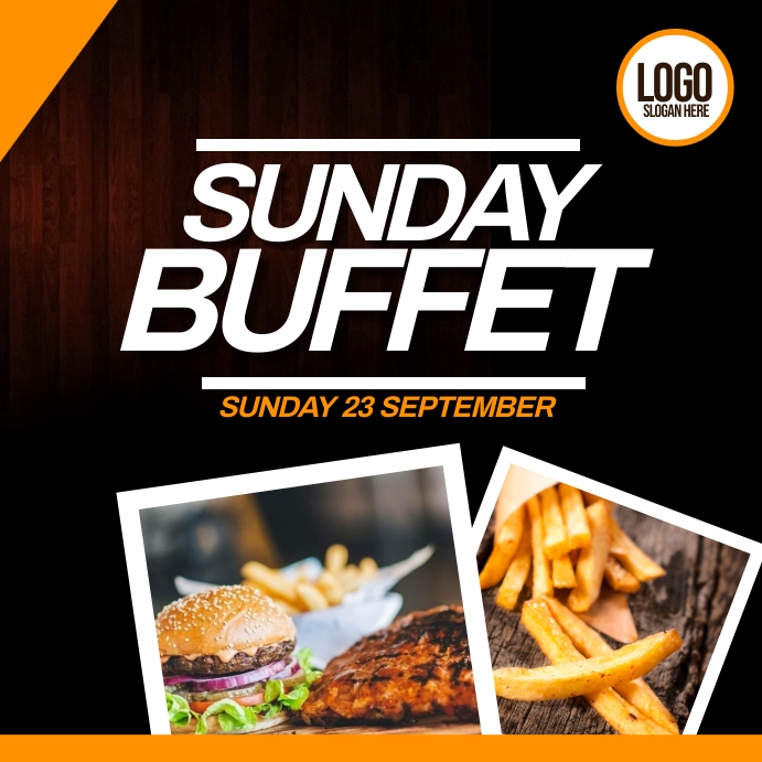 Buffet Instagram Post template