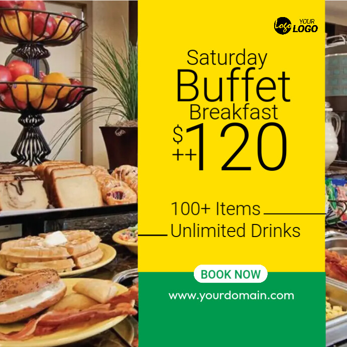 Copy of Buffet Food Template | PosterMyWall