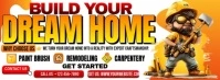 Build Your Dream Home Фотография обложки профиля Facebook template