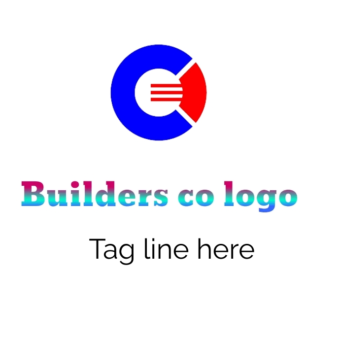 Plantilla de Builders company logo design complete. | PosterMyWall