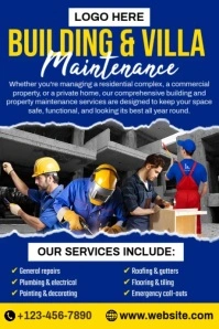Building & Villa Maintenance Iphosta template