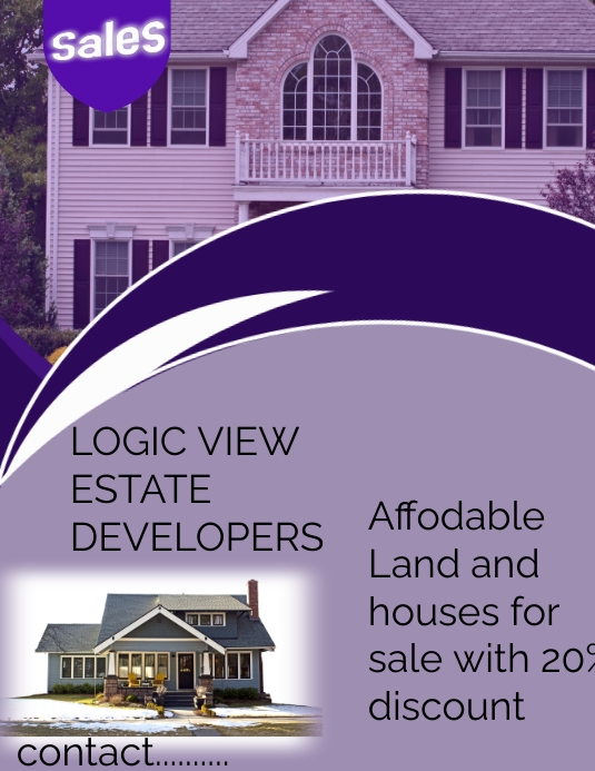 Building (23) Flyer (US Letter) template