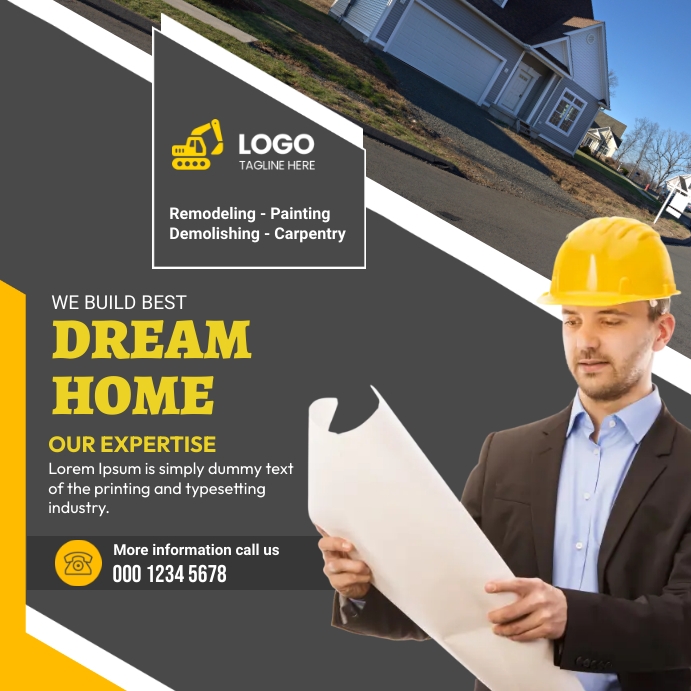 Building House ads Template | PosterMyWall