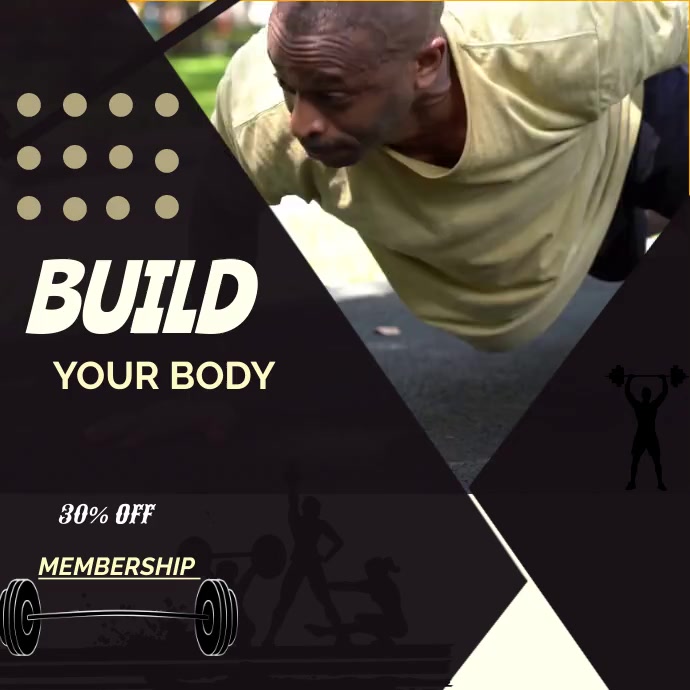 BUILDING YOUR BODY Persegi (1:1) template