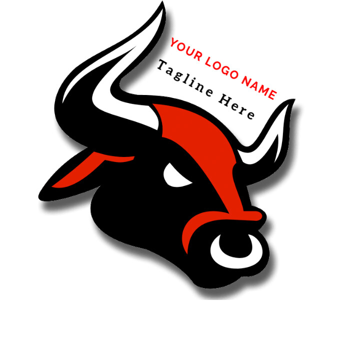 Bull Picture - Tattoo Bull Ox Professional Wrestling Logo template
