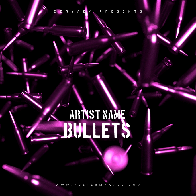 Bullets Cd Bullets CD Cover Art Template | PosterMyWall